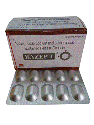 Razep-L Caps (Rabeprazole 20mg + Levosulpiride 75mg (SR))