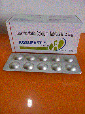 Rosufast-5 Tab (Rosuvastatin Calcium Tablets I.P.)