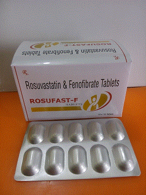 Rosufast-F Tab (Rosuvaststin & Fenofibrate Tablets)