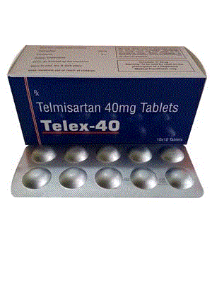 Telex-40 Tabs (Telmisartan 40mg)