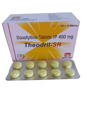 Theodril-SR Tabs (Doxofylline 400mg)