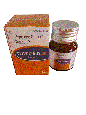 Thyrorid-25 Tabs (Thyroxine Sodium Tablet I.P.)