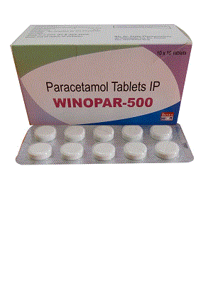Winopar-500 Tabs (Paracetamol 500 mg)