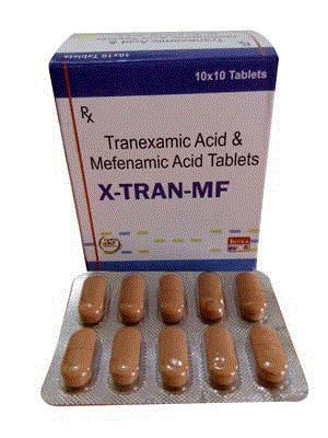 X-Tran-Mf Tabs (Tranexamic Acid 500mg + Mefenamic Acid 250mg)
