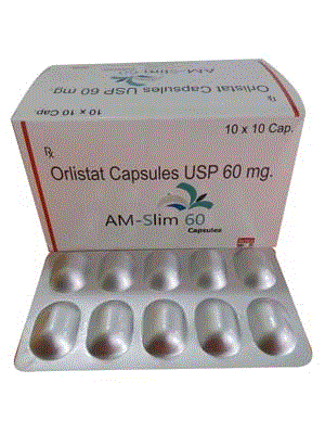 Am-Slim-60 Caps (Orlistat Capsules USP 60mg)