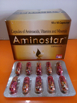 Aminostar Caps (Capsules of Aminoacids, Vitamins and Minerals)