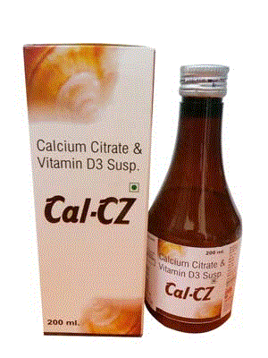 Cal-Cz Susp (Calcium Citrate 100mg + Vit.D3 125 I.U)