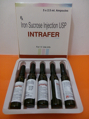 Intrafer2.5ML Inj. (Iron Sucrose Injection USP)