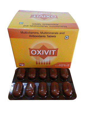 Oxivit Tabs (Multivitamins, Multimnerals and Antioxidants Tablets)